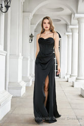 Lilac Long Semi Formal Prom Dresses Party Evening Gowns